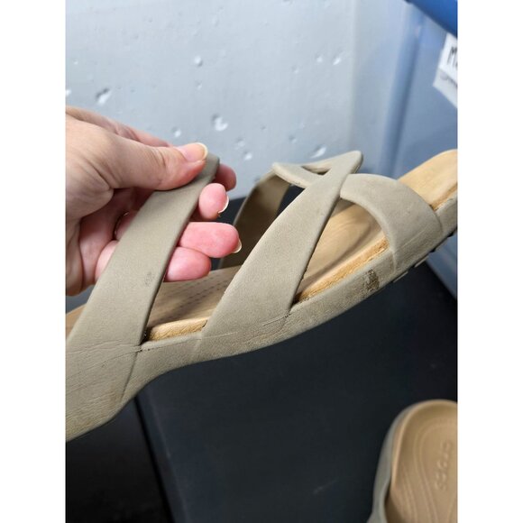 Crocs Women Meleen Twist Sandals Size 11 Comfort Neutral Open Toe Strappy Summer - Picture 5 of 14